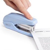 Rapesco X5-25ps Less Effort Stapler Plastic 25 Sheet Powder Blue