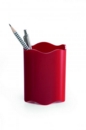 Durable Vivid Trend Pen Pot Plastic Red