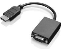 Lenovo HDMI to VGA Monitor Adapter Cable 1920 x 1080 60Hz Resolution 0.2m