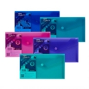 Snopake Polyfile Wallet File Polypropylene DL Electra Assorted Colours (Pack 5)