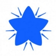 Colop Self Inking Motivational Stamp Blue Star