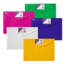 Snopake Polyfile ID Wallet File Polypropylene A4 Bright Assorted Colours (Pack 5)