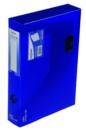 Snopake DocBox Polypropylene A4 60mm Spine Width Push Lock Closure Blue