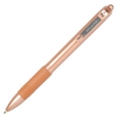 Zebra Z-Grip Rose Gold Retractable Ballpoint Pen 1.0mm Tip 0.4mm Line Rose Gold Barrel Black Ink (Pack 12)