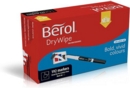 Berol Dry Wipe Whiteboard Marker Bullet Tip 1.6mm Line Black (Pack 192)