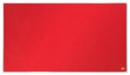 Nobo Impression Pro Widescreen Red Felt Noticeboard Aluminium Frame 710x400mm 1915419