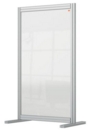 Nobo Premium Plus Acrylic Desk Protective Divider Screen Modular System 600x1000mm Clear 1915493