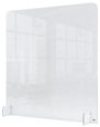Nobo Premium Plus Acrylic Counter Protective Divider Screen 700x850mm Clear 1915489