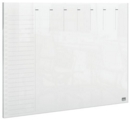 Nobo Transparent Acrylic Mini Whiteboard Weekly Planner Desktop or Wall Mounted A4 1915614