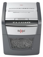 Rexel Optimum AutoFeed 45X Cross Cut Shredder 20 Litre 45 Sheet Automatic/6 Sheet Manual Black 2020045X