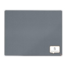 Nobo Premium Plus Grey Felt Noticeboard Aluminium Frame 1500x1200mm 1915198