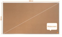 Nobo Impression Pro Widescreen Cork Noticeboard Aluminium Frame 890x500mm 1915415
