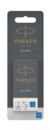 Parker Quink Ink Refill Cartridge for Fountain Pens Royal Blue (Pack 5)