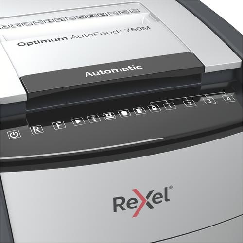 Rexel Optimum AutoFeed+ 750M Micro-Cut P-5 Shredder 2020750M
