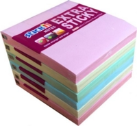 ValueX Extra Sticky Notes 76x76mm 90 Sheets Pastel Colours (Pack 6) 21659