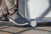 Nobo Portable Magnetic Steel Whiteboard and Notice board 1800 x 900mm Grey Trim Double-Sided Lightweight Collaboration System White 1915561