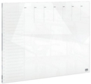 Nobo Glass Weekly Planner Whiteboard 430x560mm White 1915602