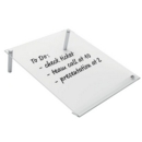 Nobo Transparent Acrylic Mini Whiteboard Slanted Desktop Writing Pad A4 1915612