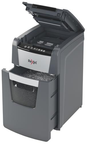 Rexel Optimum AutoFeed Plus 150X Cross Cut Shredder 44 Litre 150 Sheet Automatic/8 Sheet Manual Black 2020150X