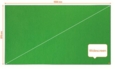 Nobo Impression Pro Widescreen Green Felt Noticeboard Aluminium Frame 1550x870mm 1915427