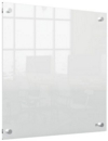 Nobo Transparent Acrylic Mini Whiteboard Wall Mounted 450x450mm 1915620