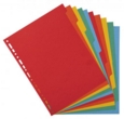 Exacompta Forever Recycled Divider 10 Part A4 220gsm Card Vivid Assorted Colours