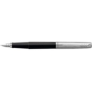 Parker Jotter Fountain Pen Black/Stainless Steel Barrel Blue and Black Ink