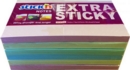 ValueX Extra Sticky Notes 76x127mm 90 Sheets Pastel Colours (Pack 6) 21669
