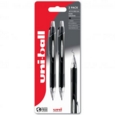 uni-ball Jetstream RT SXN-210 Retractable Rollerball Pen 1.0mm Tip 0.45mm Line Black Plastic Free Packaging (Pack 2)