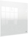 Nobo Transparent Acrylic Mini Whiteboard Desktop or Wall Mounted 450x450mm 1915617