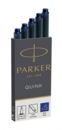 Parker Quink Ink Refill Cartridge for Fountain Pens Blue (Pack 5)