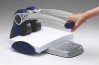 Rexel HD2300X 2 Hole Punch Ultra Heavy Duty Metal 50 Sheet Silver/Blue 2101521