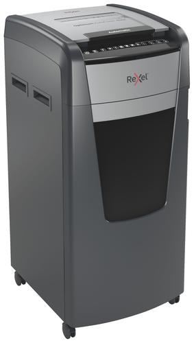 Rexel Optimum AutoFeed Plus 600X Cross Cut Shredder 110 Litre 600 Sheet Automatic/15 Sheet Manual Black 2020600X