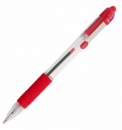 Zebra Z-Grip Retractable Ballpoint 1.0mm Tip Red (Pack 12)