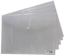 ValueX Popper Wallet Polypropylene A3 Clear (Pack 5)