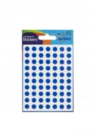 Avery Coloured Label Round 8mm Diameter Blue (Pack 10 x 560 Labels) 32-304