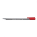 Staedtler Triplus Fineliner Pen 0.8mm Tip 0.3mm Line Red (Pack 10) 334-2