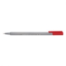 Staedtler Triplus Fineliner Pen 0.8mm Tip 0.3mm Line Red (Pack 10) 334-2