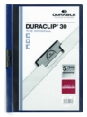 Durable Duraclip 30 Report File 3mm A4 Midnight Blue (Pack 25) 220028