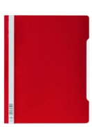 Durable Clear View Report Folder Extra Wide A4 Red (Pack 50) 257003