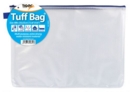 Tiger Tuff Bag Polypropylene A4 Plus 500 Micron Clear with Assorted Colour Zips