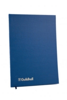 Guildhall Account Book Casebound 298x203mm 14 Cash Column 80 Pages Blue 31/14Z