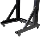 42U 2 Post Server Rack with Casters