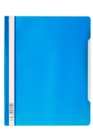 Durable Clear View Report Folder Extra Wide A4 Blue (Pack 50) 257006
