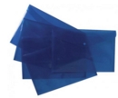 ValueX Popper Wallet Polypropylene A4 Plus Blue (Pack 5)