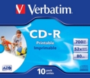 Verbatim CDR Printable 700MB Box of 10