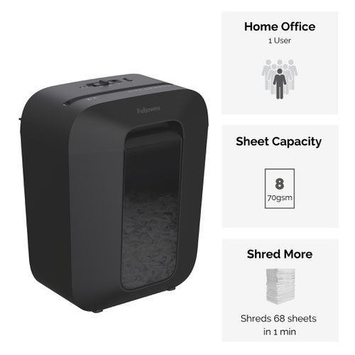 Fellowes Powershred LX45 Cross Cut Shredder 4401501