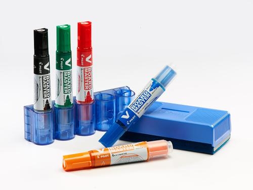 Pilot Begreen V-Board Master Whiteboard Marker Bullet Tip 2.3mm Line Black (Pack 10)