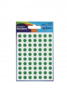Avery Coloured Label Round 8mm Diameter Green (Pack 10 x 560 Labels) 32-302