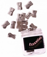 Whitecroft Essentials Single Hole Pencil Sharpener Metal Plastic Tub (Pack 30)